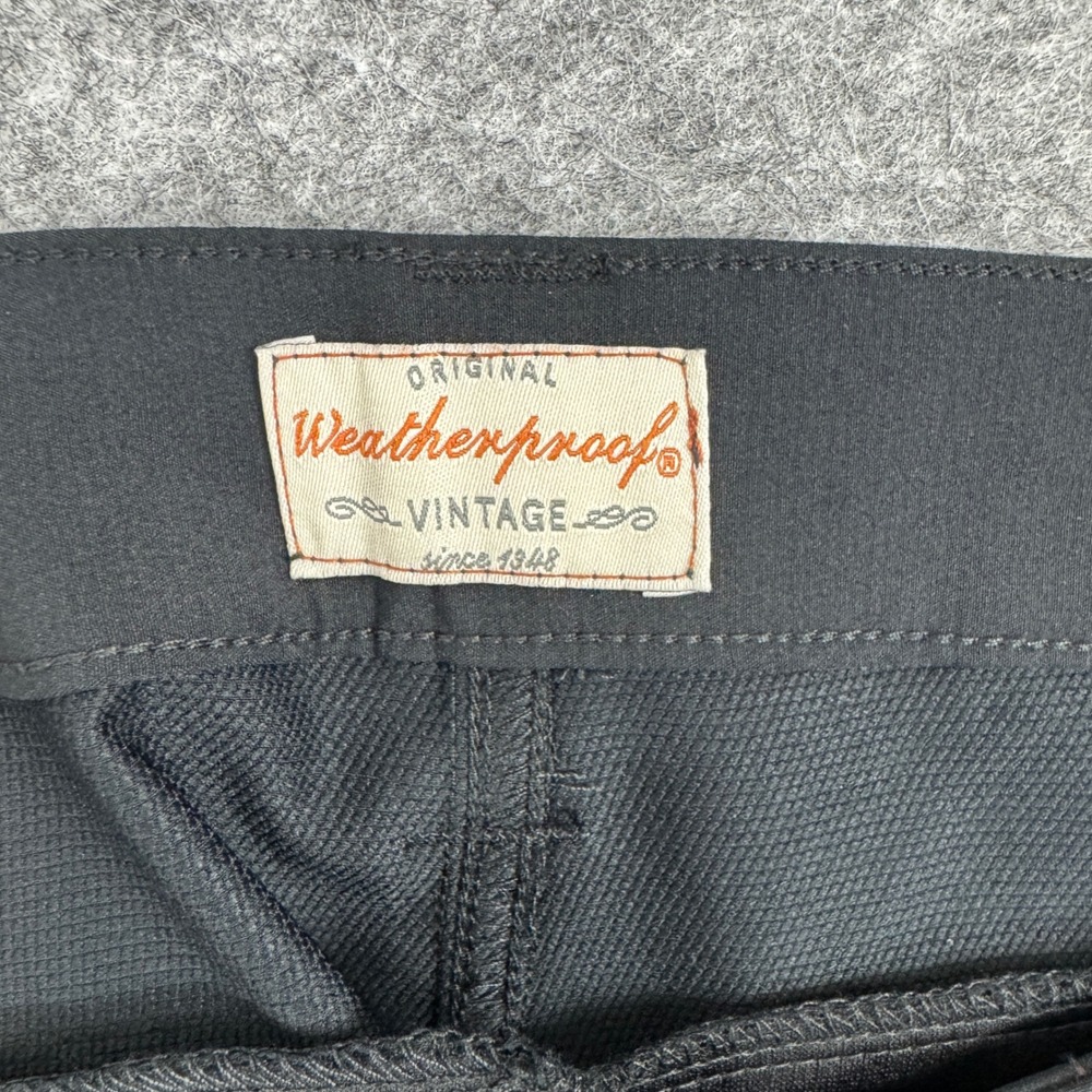 Weatherproof Vintage Mens Tech Short Black 30 Performance Series 1870439 NEW - Picture 4 of 10